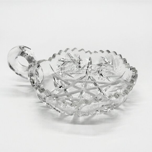 Antique ABP American Brilliant Period Cut Glass Nappy Dish - Picture 2 of 5